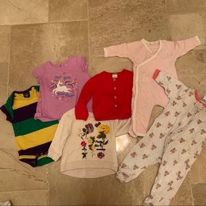 Bundle of 3-6M and 6M shirts/sleepers/onesie